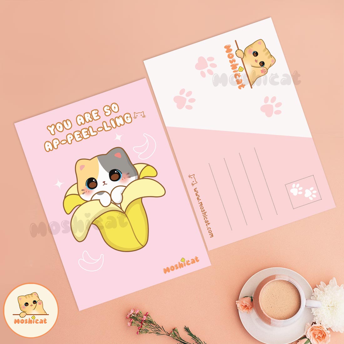 You are so ap-peel-ling A6-sized postcard / art print