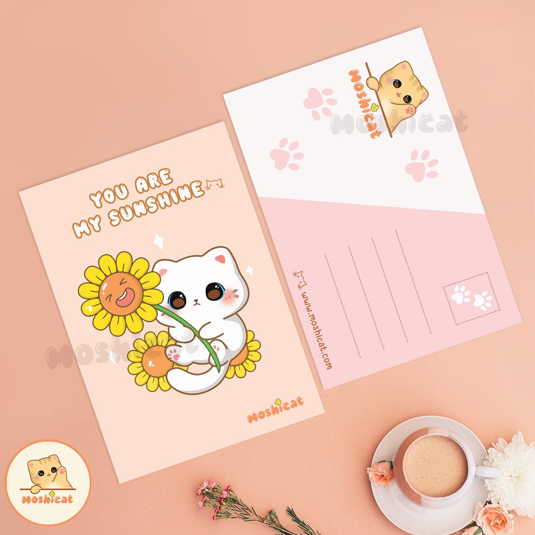 You are my sunshine A6-sized postcard / art print