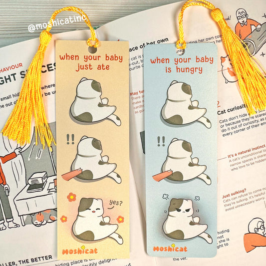 Moody kitty bookmark