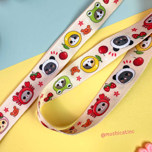 Kitties in hoodies (Lanyard)