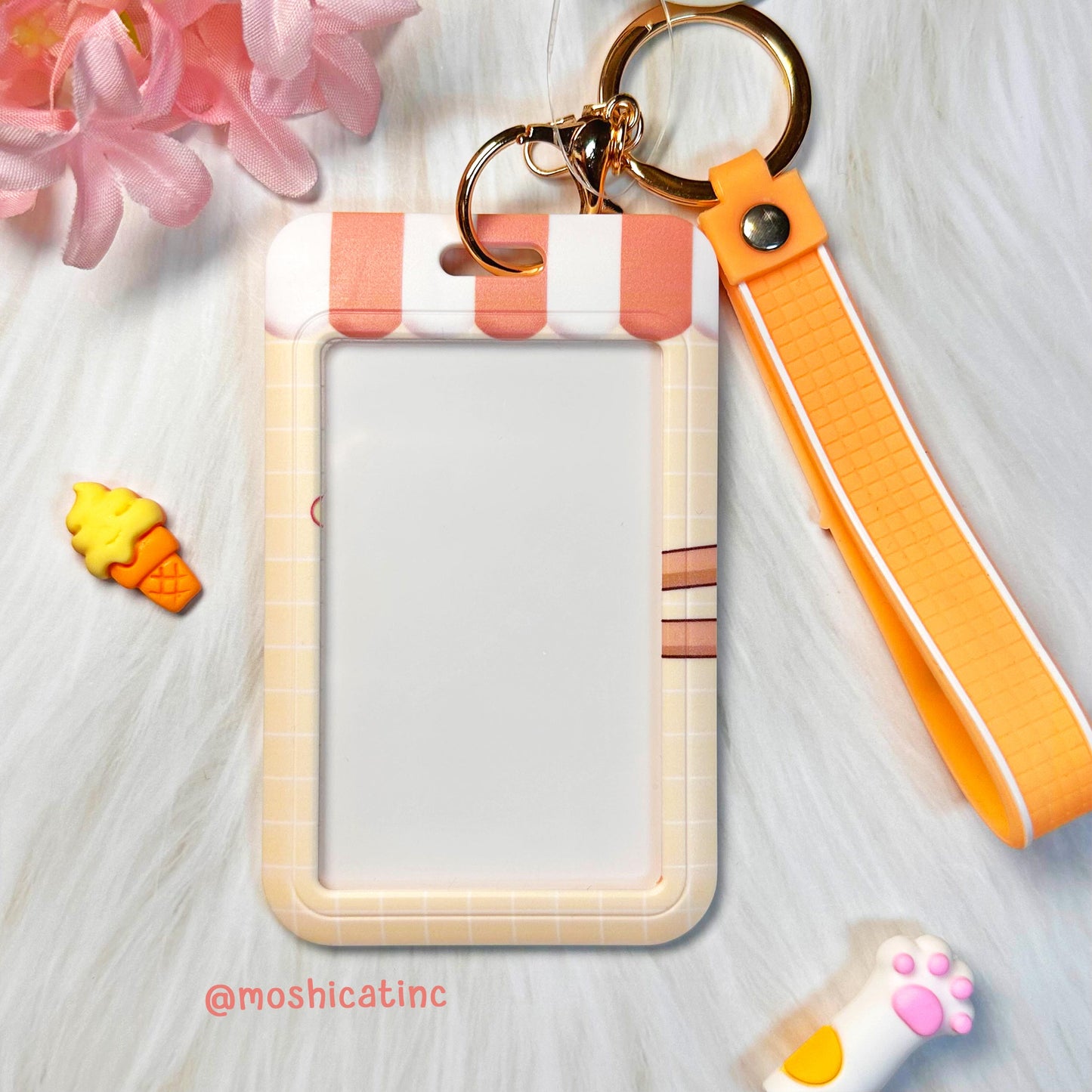 Marshmallow kitties card holder