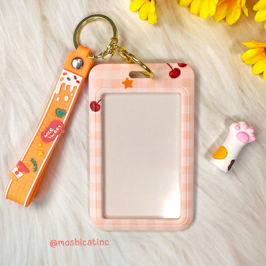 Paws-up kitty card holder