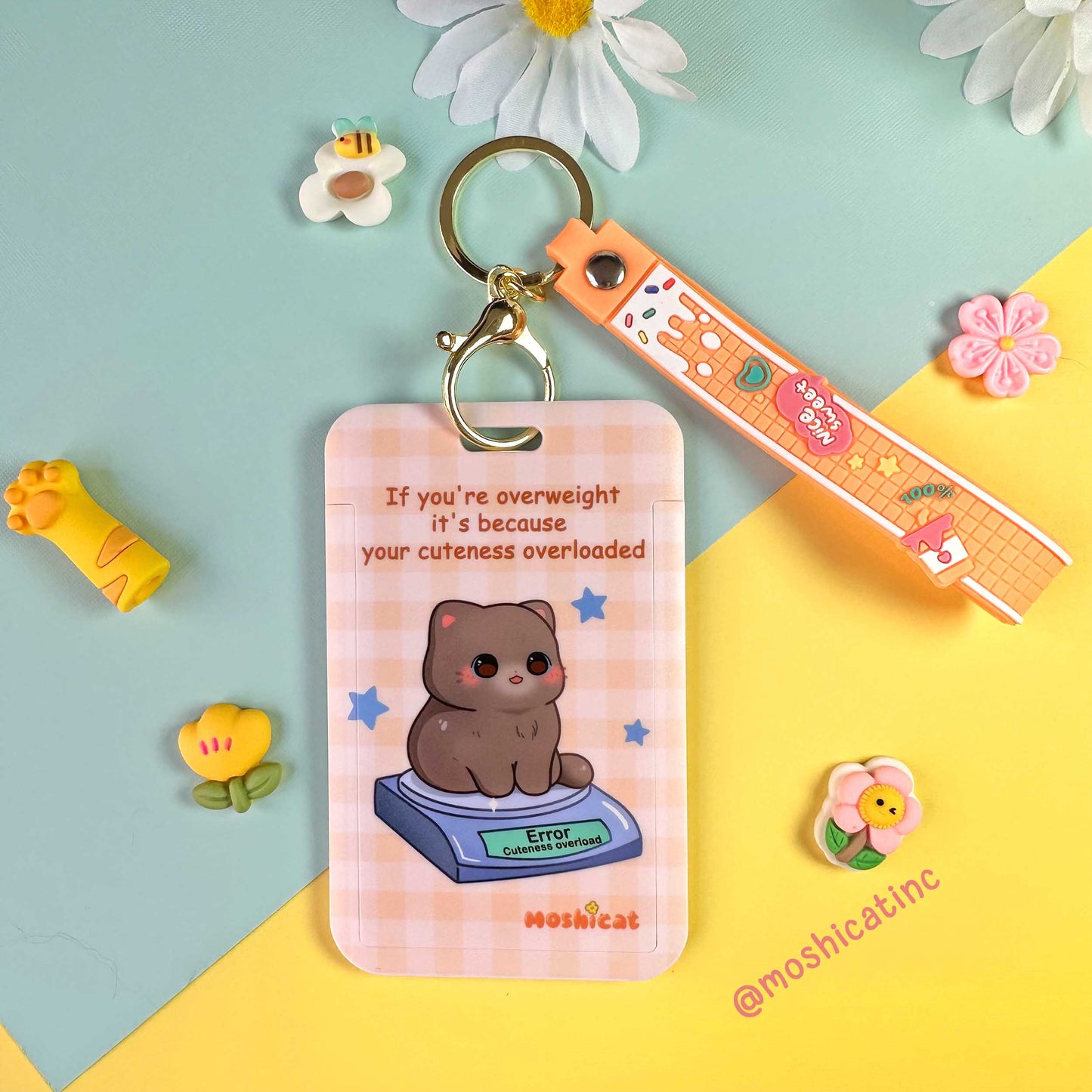 Cuteness overload card holder