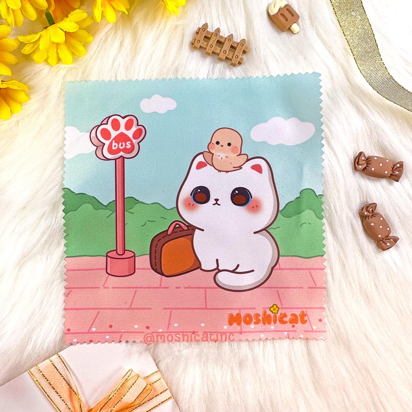 Traveler kitty (Lens cleaning cloth)