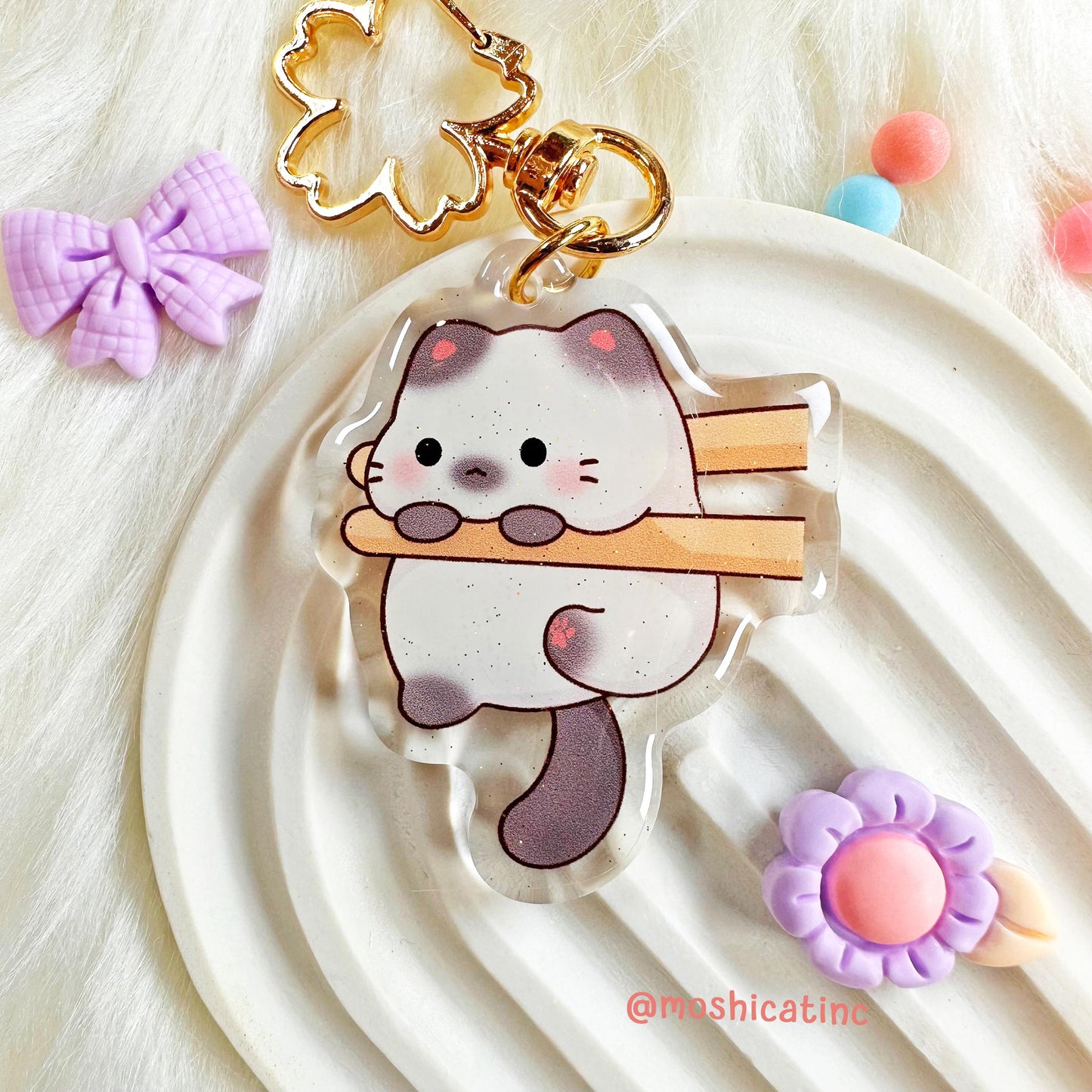 Marshmallow kitties (Gacha keychain)