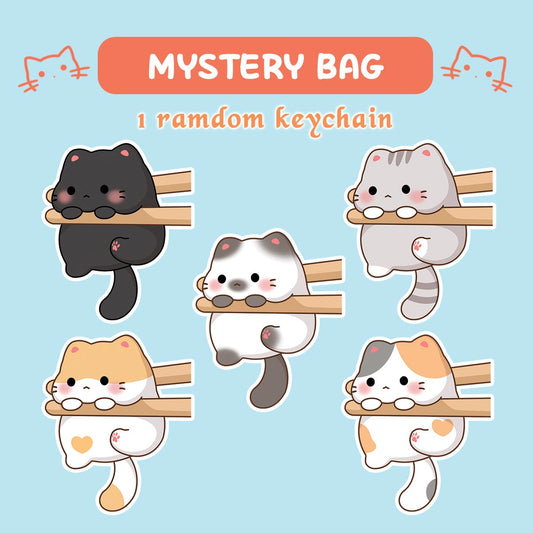 Marshmallow kitties (Gacha keychain)