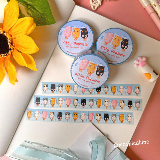 Kitty popsicles (Washi tape)