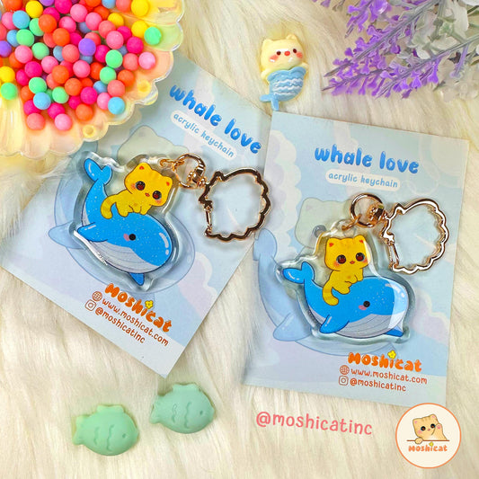 Whale love (Keychain)