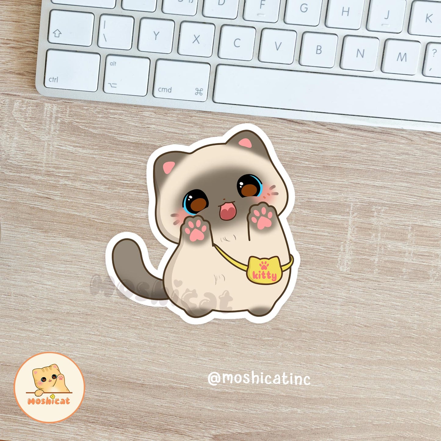Kitty lick lick Vinyl sticker