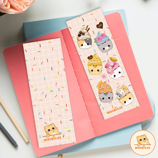 Cupcake kitties bookmark