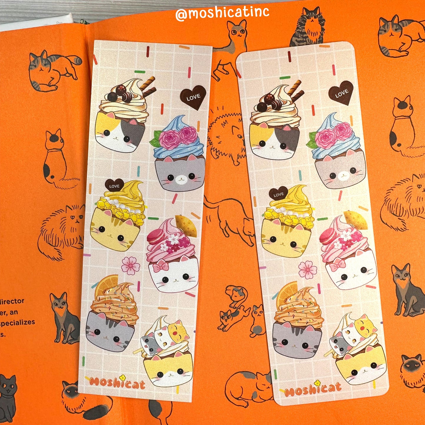 Cupcake kitties bookmark