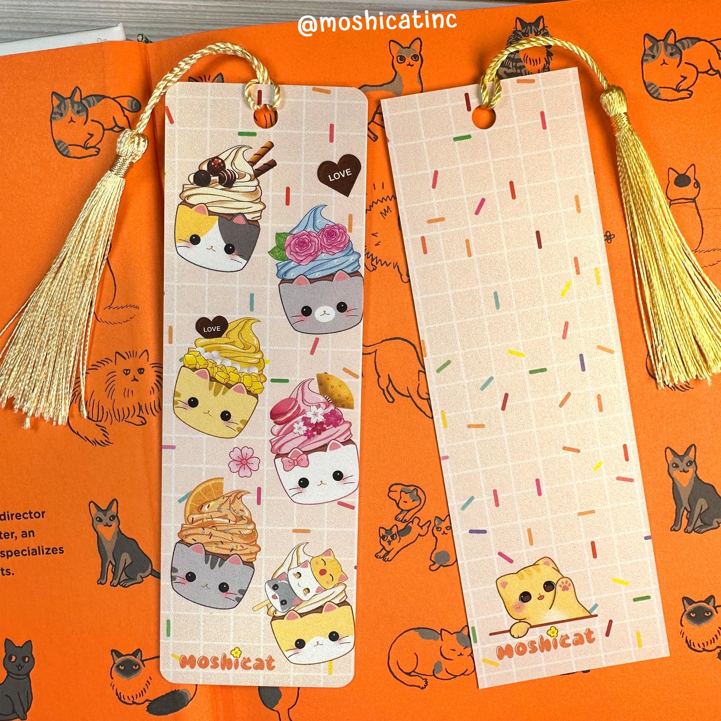 Cupcake kitties bookmark