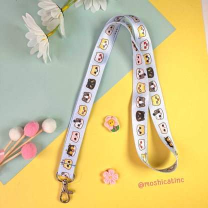 Kitty moods blue (Lanyard)