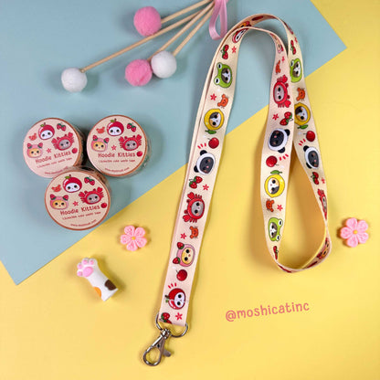 Kitties in hoodies (Lanyard)