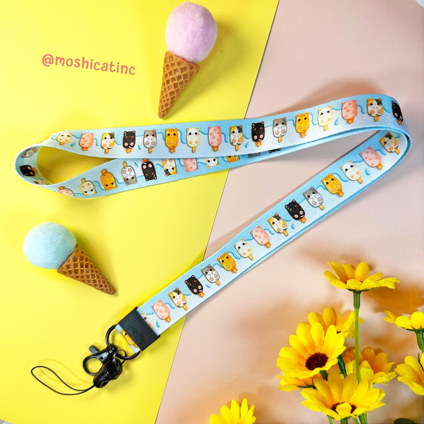 Kitty popsicles (Lanyard)