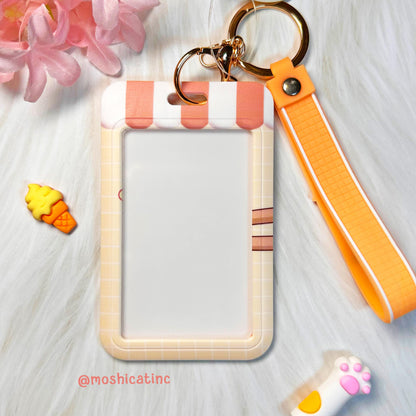 Marshmallow kitties card holder
