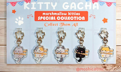 Marshmallow kitties (Gacha keychain)