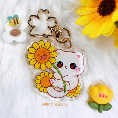 Sunflower kitty (Keychain)