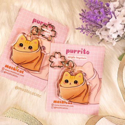 Purrito kitty (Keychain)