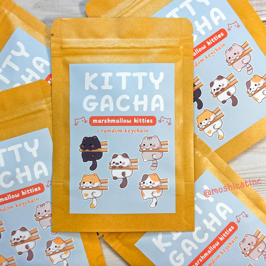 Marshmallow kitties (Gacha keychain)