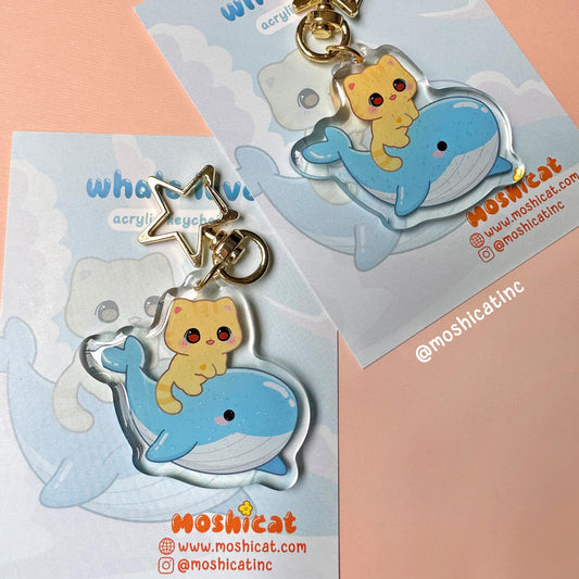 Whale love (Keychain)