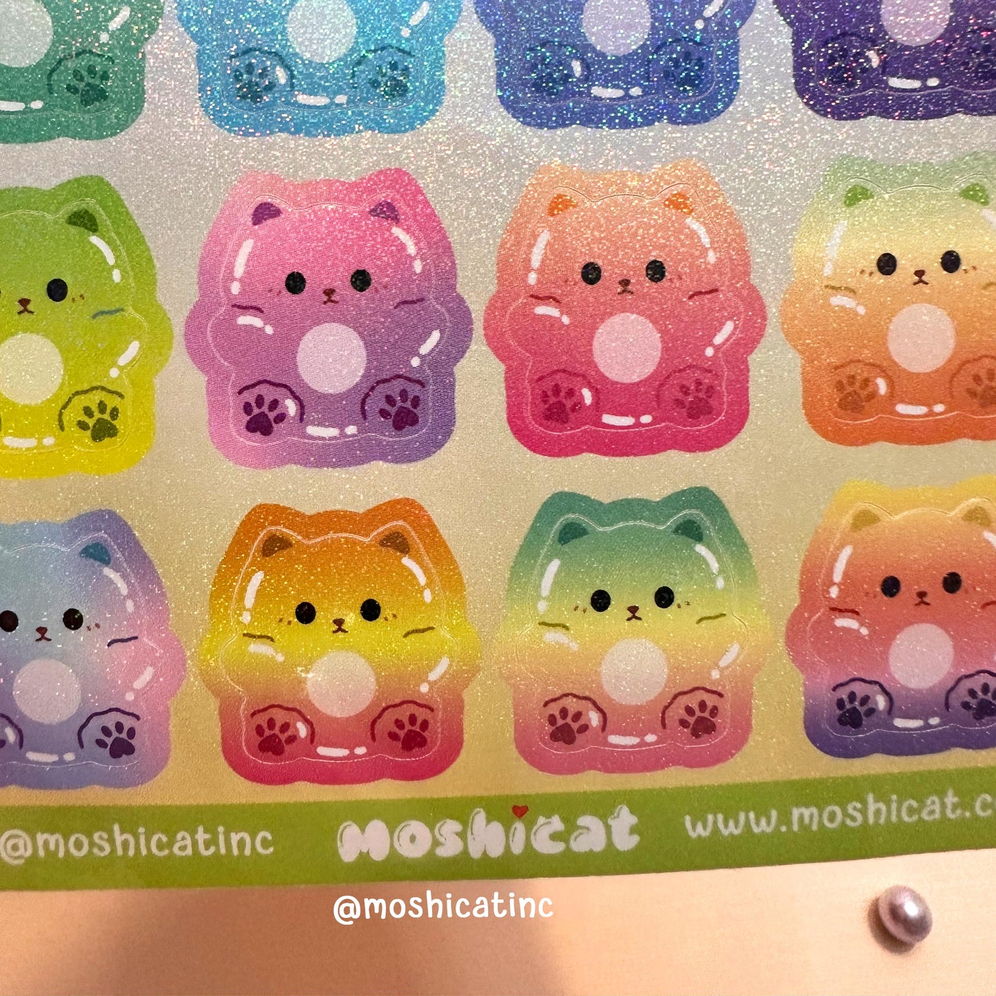 Gummie kitties (Sticker sheet)