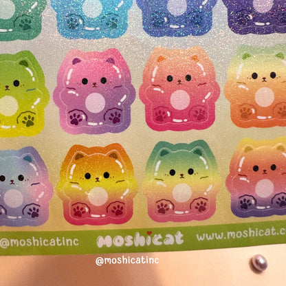 Gummie kitties (Sticker sheet)