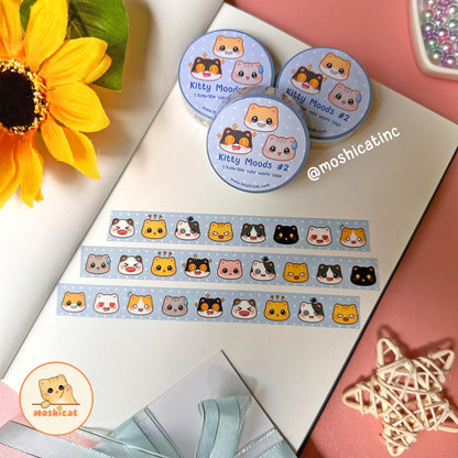 Kitty moods #2 (Washi tape)