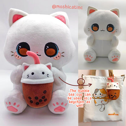 Bubble kit-tea plushie set