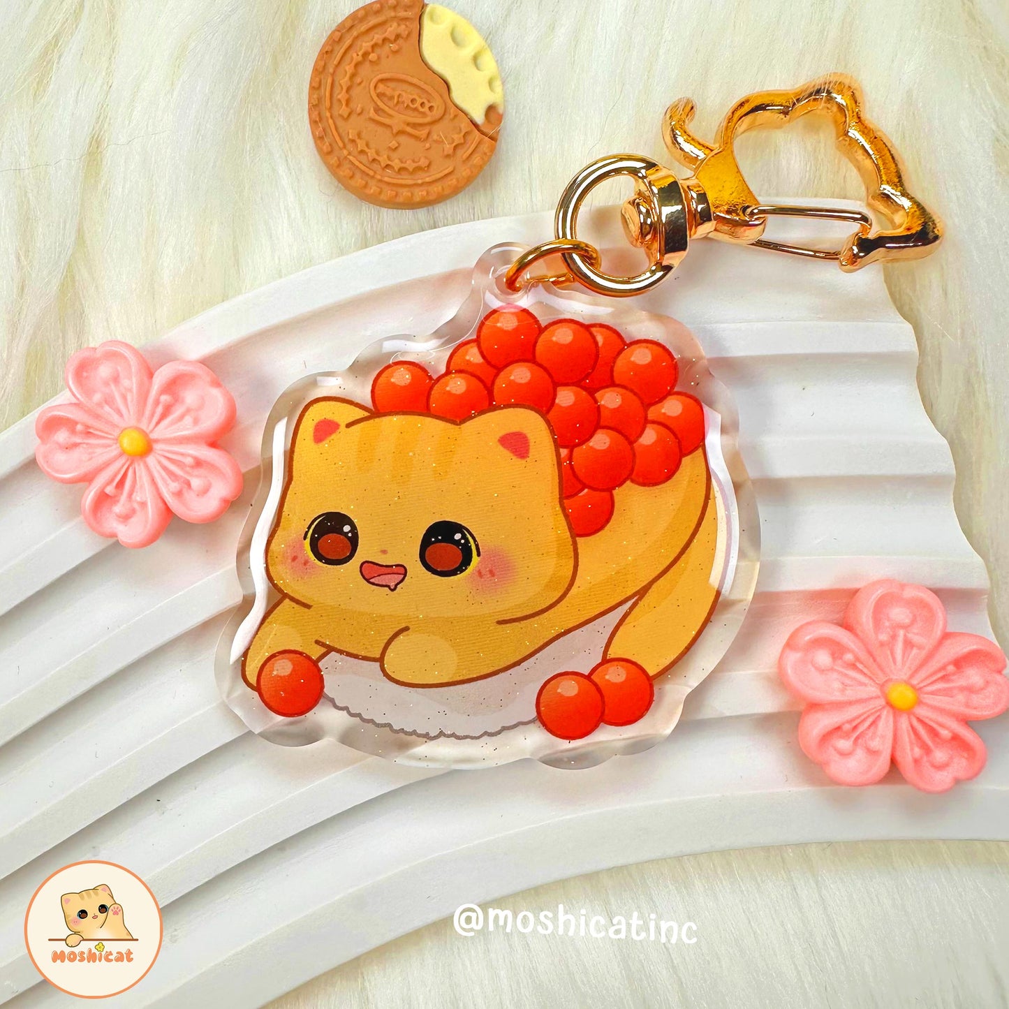 Sushi kitty keychain Gacha / blind bag