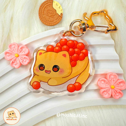 Sushi kitty keychain Gacha / blind bag