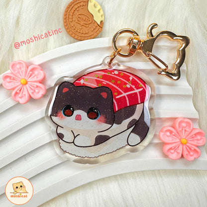 Sushi kitty keychain Gacha / blind bag