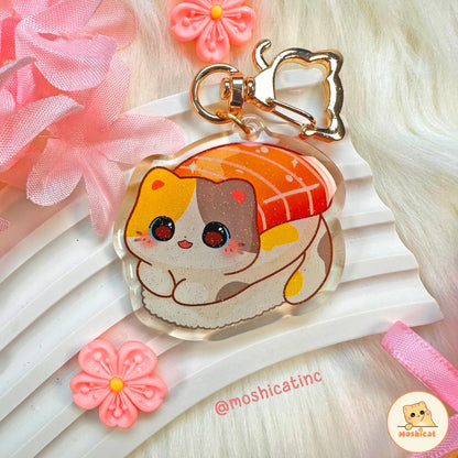 Sushi kitty keychain Gacha / blind bag