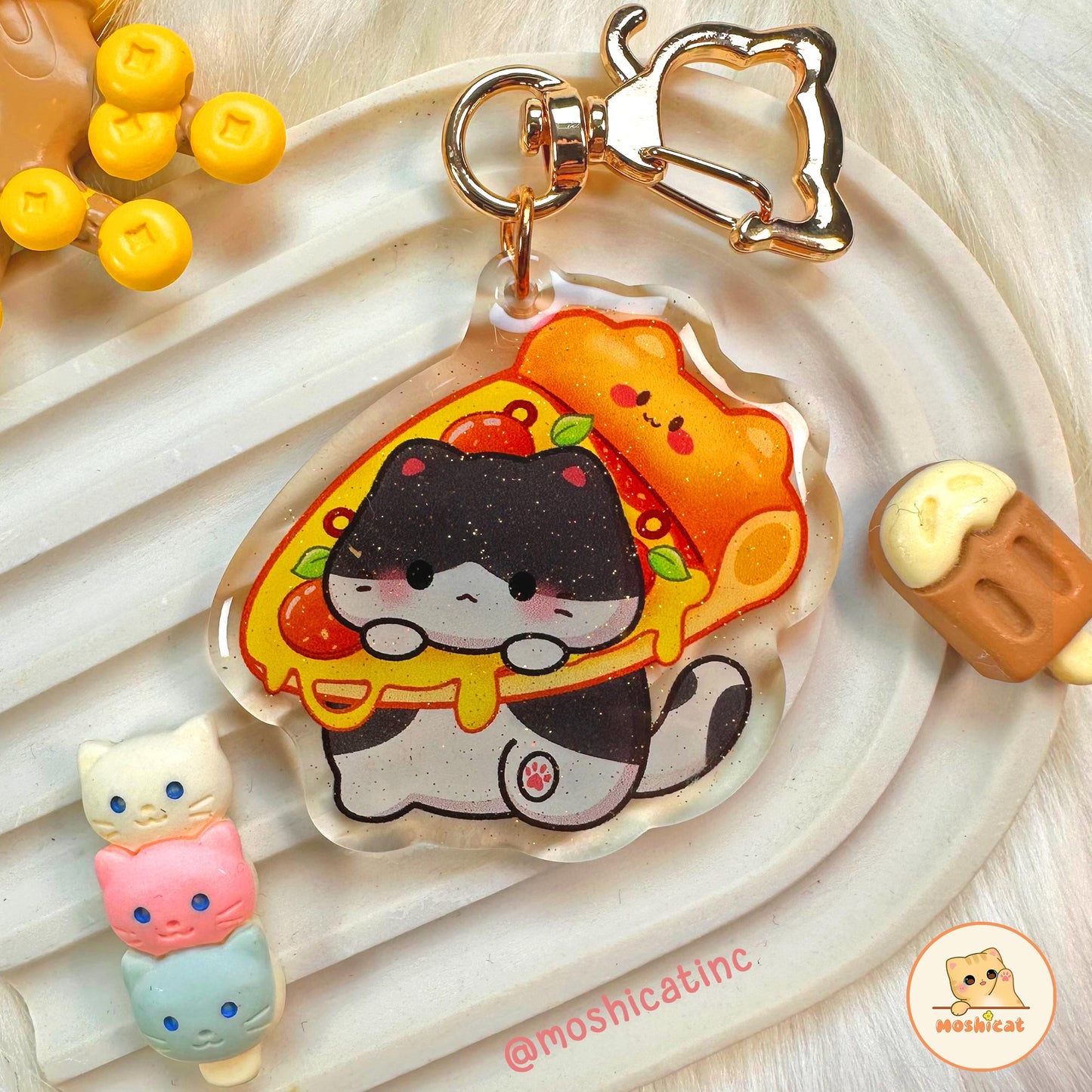Marshmallow kitties II - kitty feast keychain Gacha / blind bag