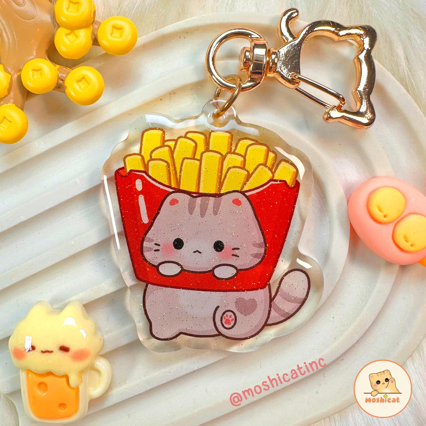 Marshmallow kitties II - kitty feast keychain Gacha / blind bag