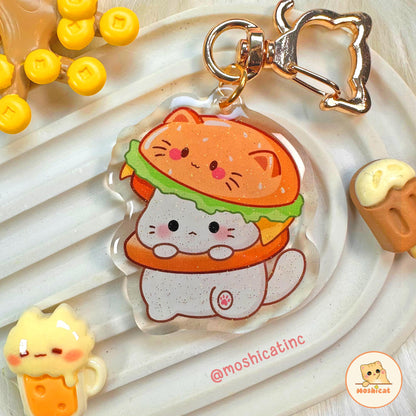 Marshmallow kitties II - kitty feast keychain Gacha / blind bag