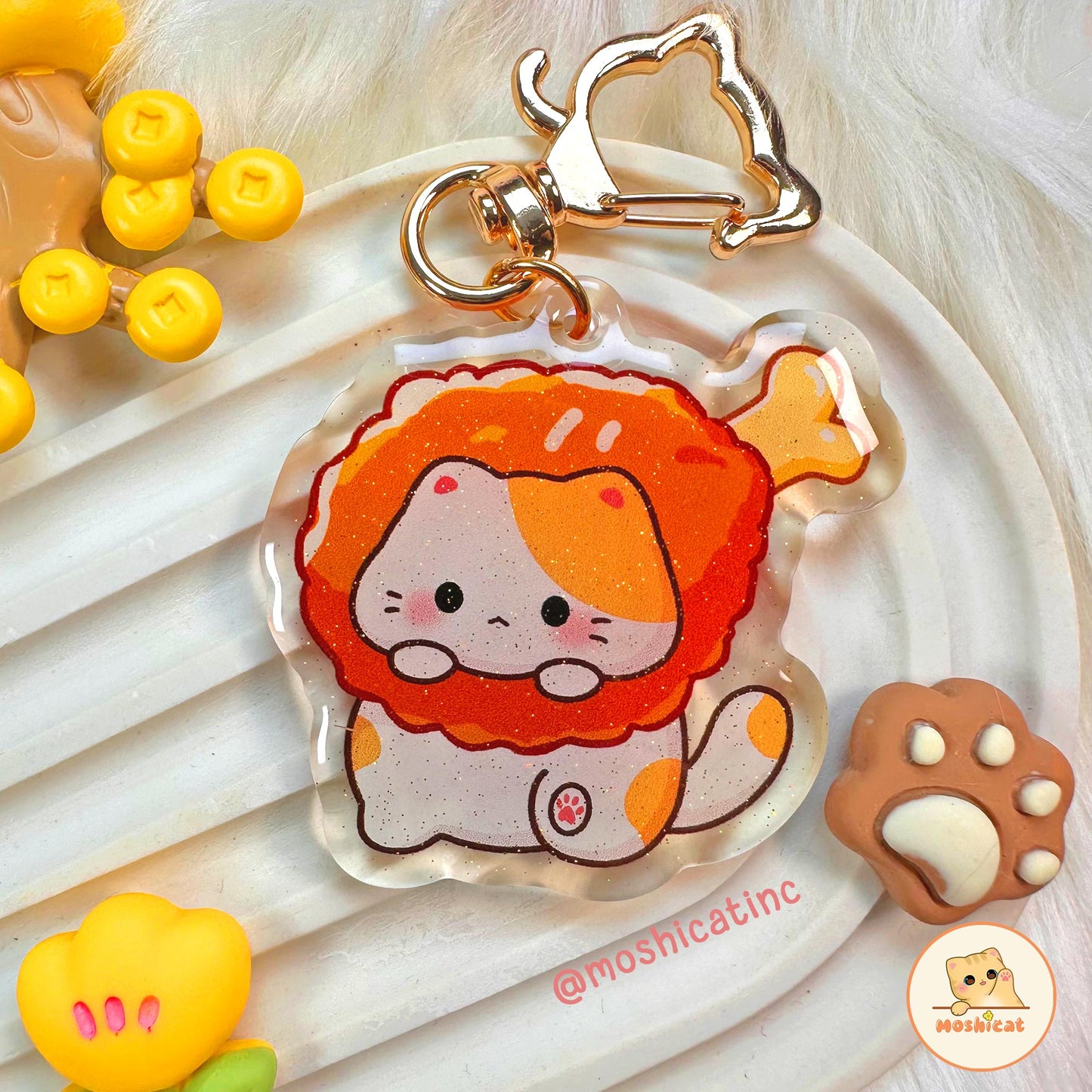 Marshmallow kitties II - kitty feast keychain Gacha / blind bag