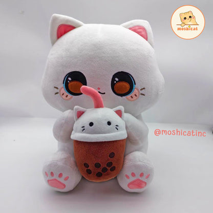 Bubble kit-tea plushie set