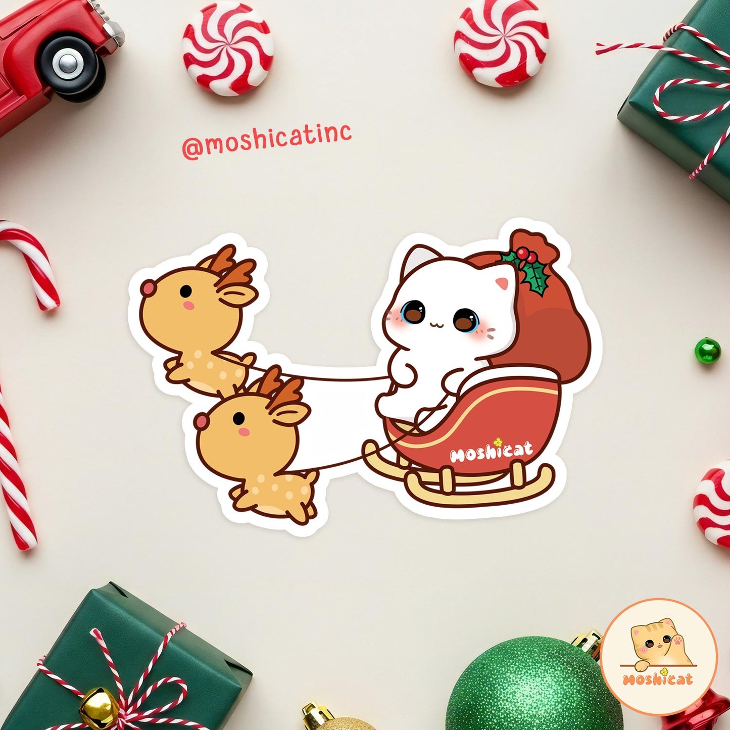 Christmas premium gift box (red)